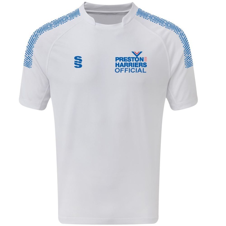 PRESTON HARRIERS Dual Games Shirt : White
