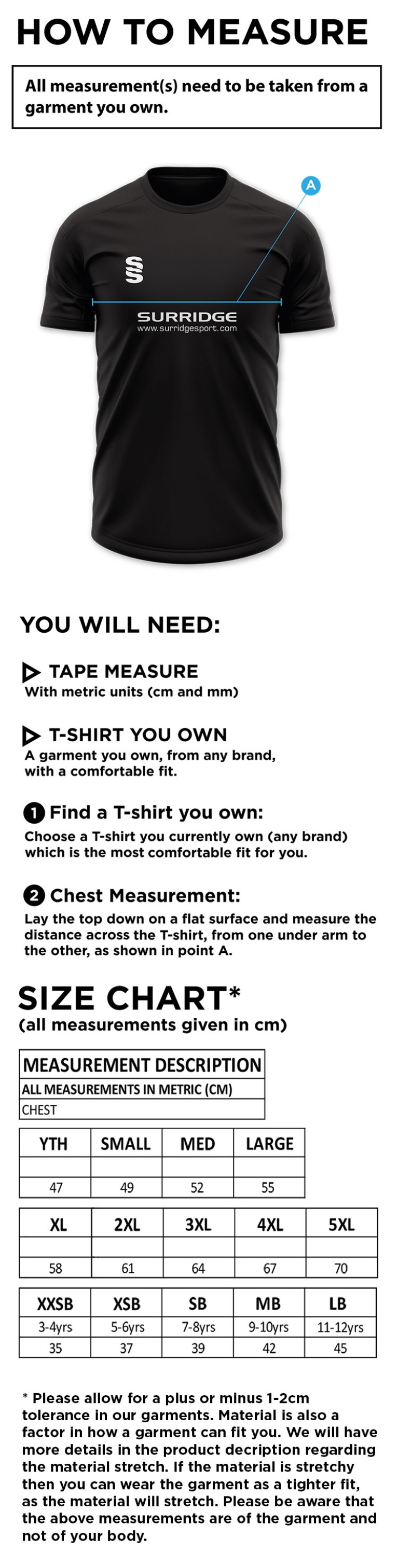PRESTON HARRIERS Youth's Dual Games Shirt : White - Size Guide