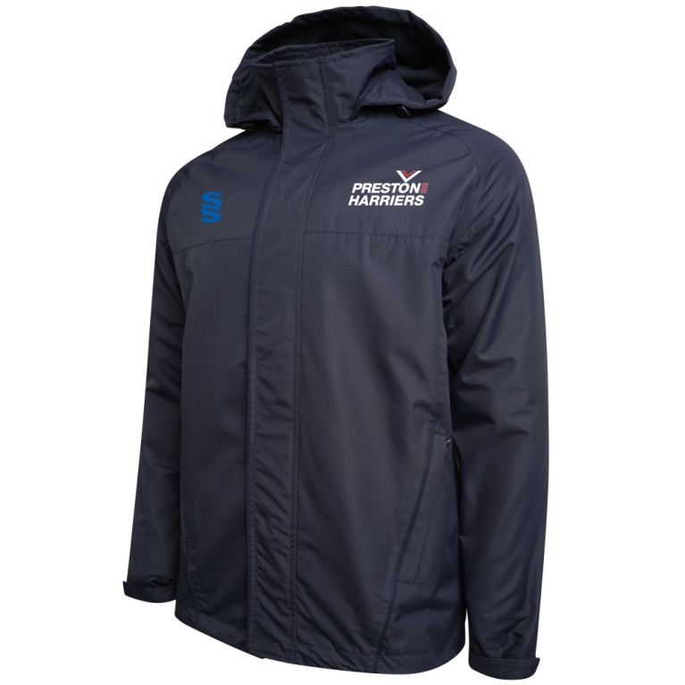 PRESTON HARRIERS Offical Dual Fleece Lined Jacket : Navy
