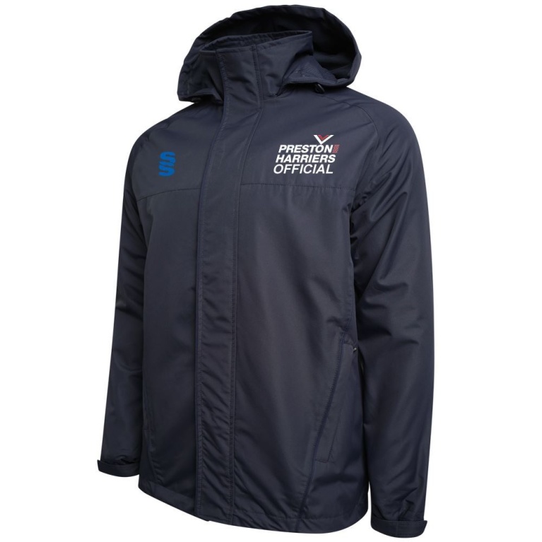 PRESTON HARRIERS Official Women's Dual Fleece Lined Jacket : Navy